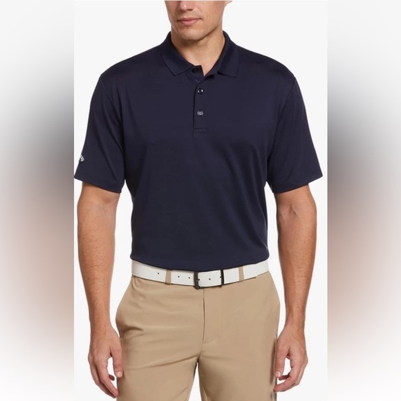 Callaway Golf Opti Dri Polo Shirt‎ Navy Blue Men’s Size Large (1026) - Picture 1 of 7